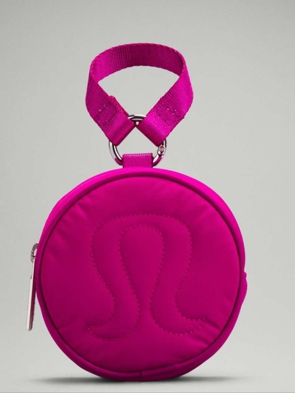 Lululemon Logo Coin Pouch – Sonic Pink Discontinued Classic Like NEW